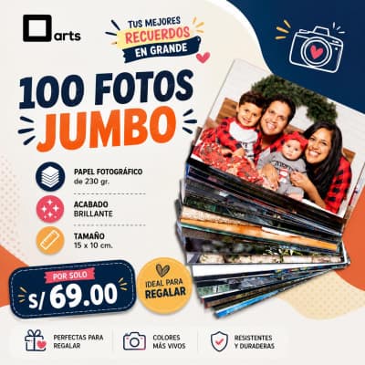 100 FOTOS JUMBO 10X15