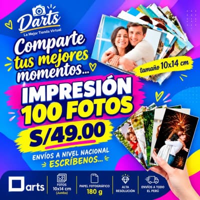 100 FOTOS JUMBO 10X14
